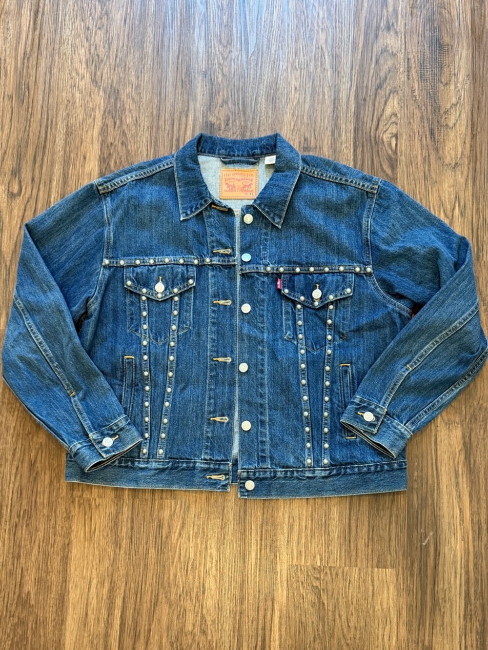 Levi's Studded Blue Denim Jacket